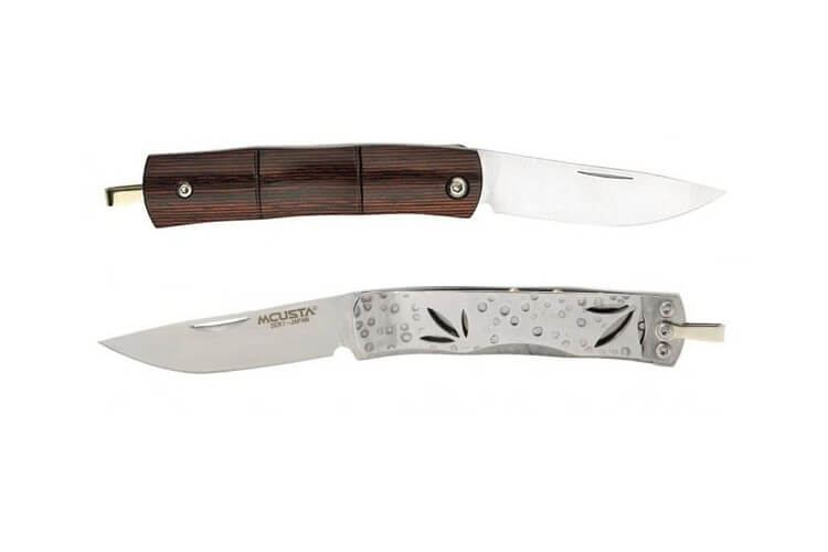 Couteau pliant MCUSTA Bamboo Money Clip MC-151 ébène 9cm