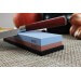 Pierre à aiguiser Wusaki double face grains 240/800 + socle