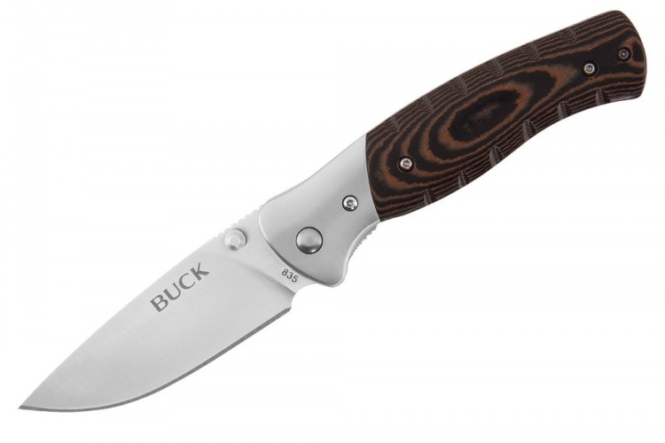 Couteau pliant BUCK SELKIRK 835BRS manche micarta 11cm