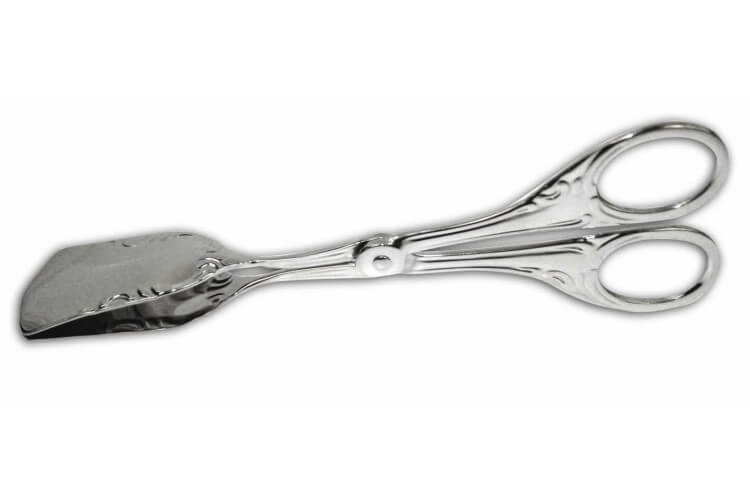 Pince à gâteaux décorée 18cm en acier inoxydable