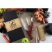 Coffret 3 couteaux Wusaki Pakka X50 pakkawood Chef + Universel + Office
