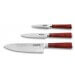 Coffret 3 couteaux Wusaki Pakka X50 pakkawood Chef + Universel + Office