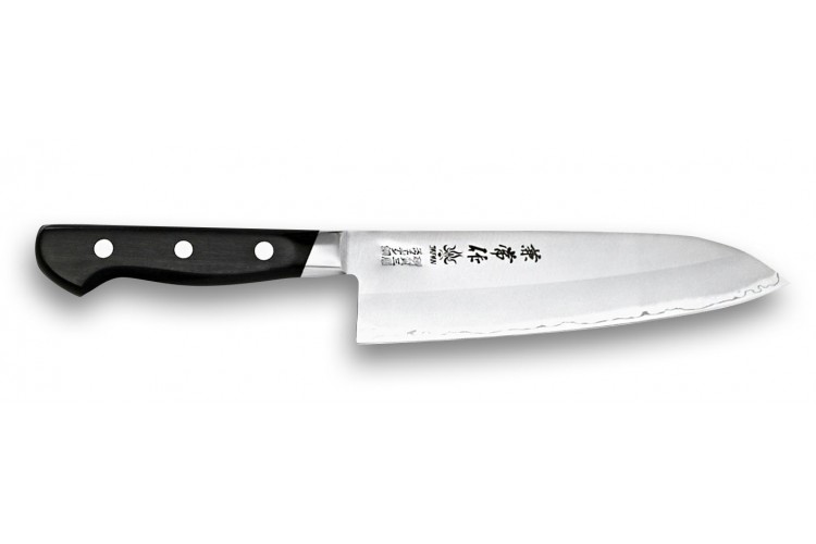 Couteau santoku japonais Japan Kanetsune 18cm acier Sandvik