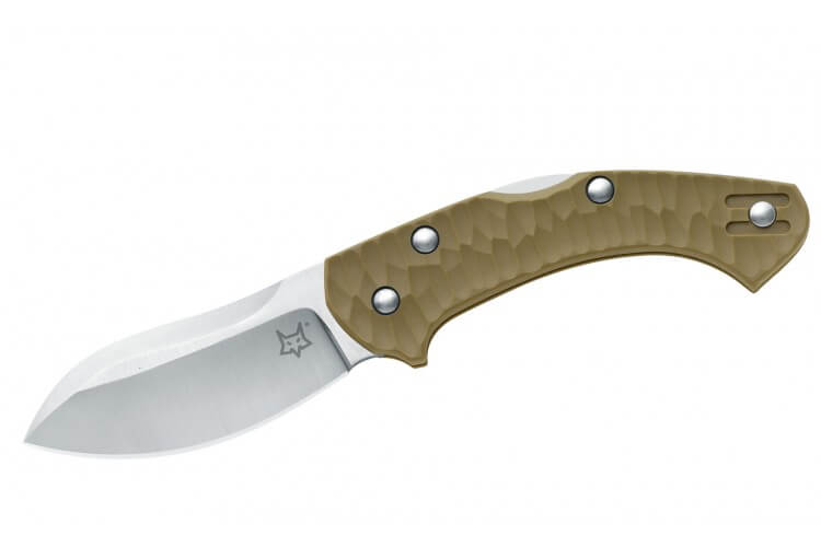 Couteau pliant FOX Zero FX-305 manche martelé noir 10cm