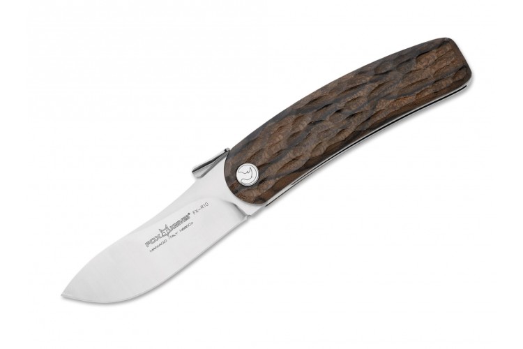 Couteau pliant FOX Zero FX-305G manche martel&eacute; beige 10cm