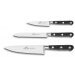 Coffret 3 couteaux français SABATIER Idéal Inox 100% forgé Chef+Universel+Office