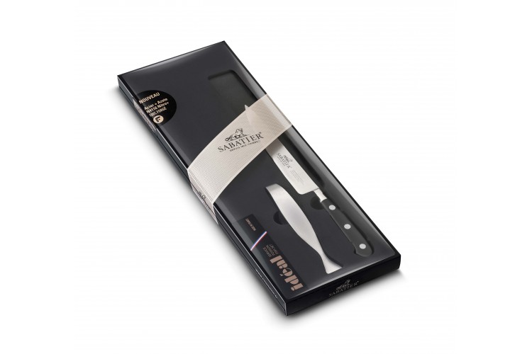 Coffret &agrave; poisson SABATIER Id&eacute;al Inox 100% forg&eacute; 1 couteau + 1 pince