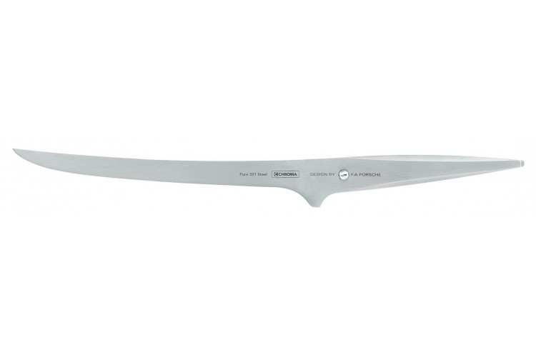 Couteau &agrave; filet de sole flexible 19cm  Type 301 Design by F.A. Porsche P07 - Chroma