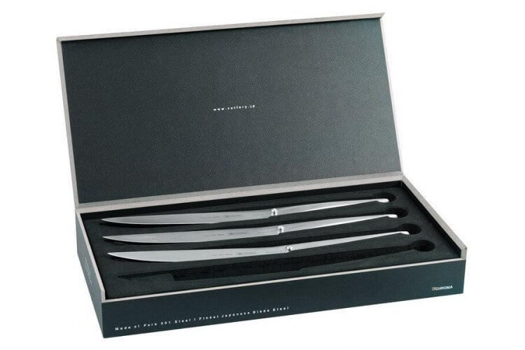 Coffret 4 Couteaux à steak Type 301 Design by F.A. Porsche