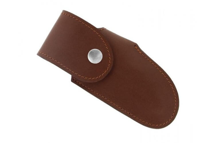 Etui "Le Montagnard" Max Capdebarthes en cuir "Pérou" pour manche jusqu'à 14cm