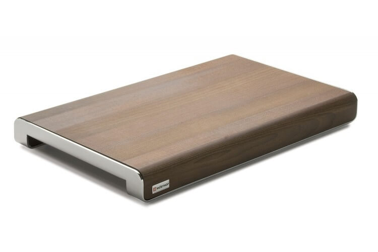 Planche à découper Wusthof en hêtre et inox - 50 x 35 x 4 cm