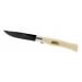 Couteau pliant MAM lame titanium noir manche en hêtre 12.5cm