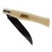 Couteau pliant MAM lame titanium noir manche en hêtre 12.5cm