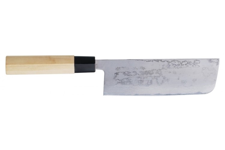 Couteau Nakiri 16,5cm Japan Kanetsune White Steel 2 Damas 21 couches