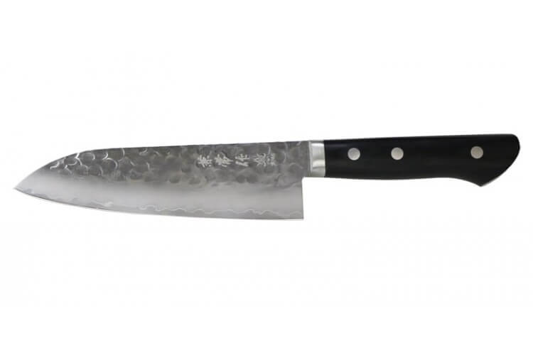 Couteaux santoku 16,5cm Japan Kanetsune acier VG1 martelé