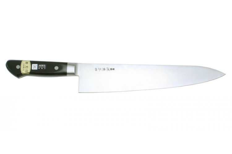 Couteau de chef 27cm Japan Kanetsune acier carbone 2N