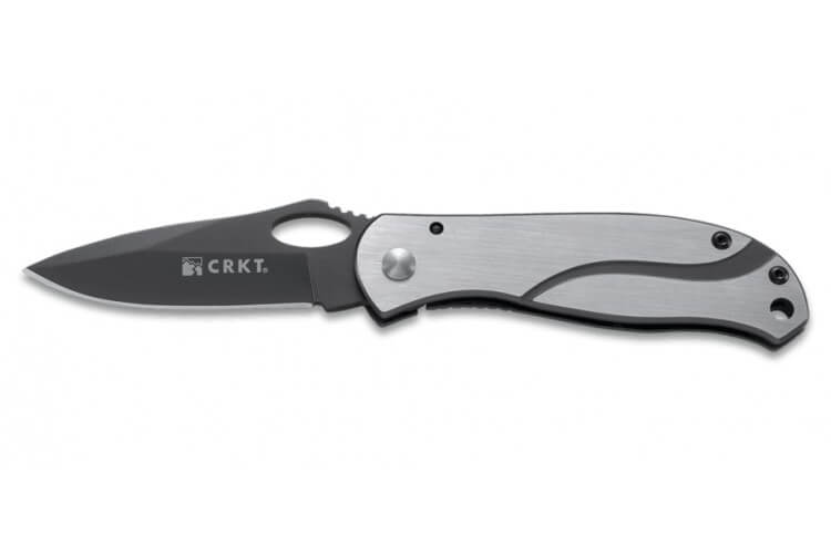 Couteau pliant CRKT PAZODA manche acier inox 9.5cm