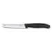 Couteau à fromage/saucisson Victorinox Swissclassic lame crantée 2 pointes 11cm