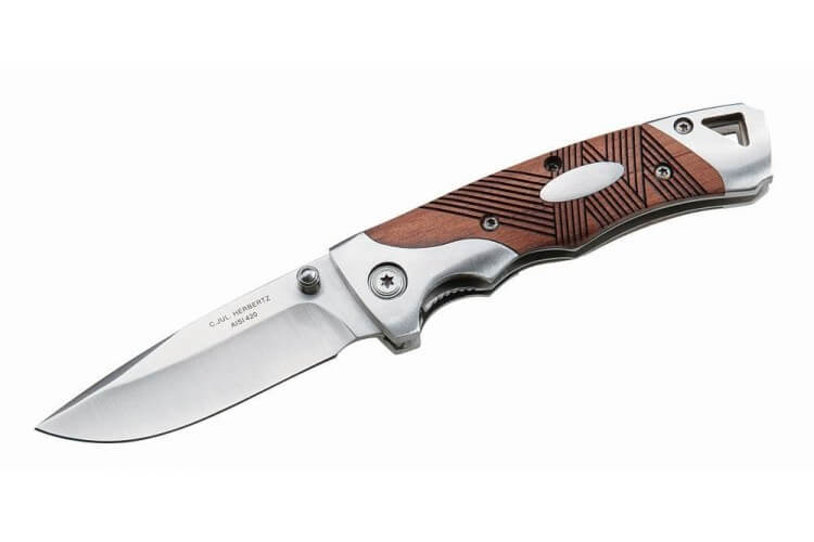 Couteau pliant Herbertz 213309 Manche palissandre strié 9cm