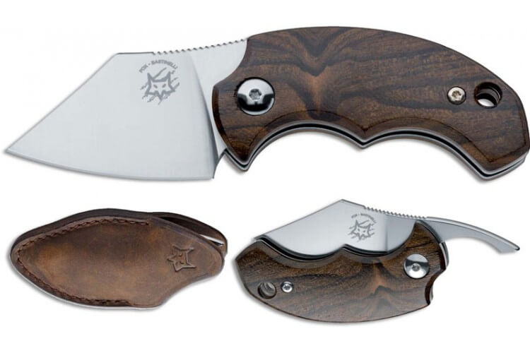 Couteau pliant FOX Bastinelli FX-519ZW BB Drago ziricote 6,5cm + étui