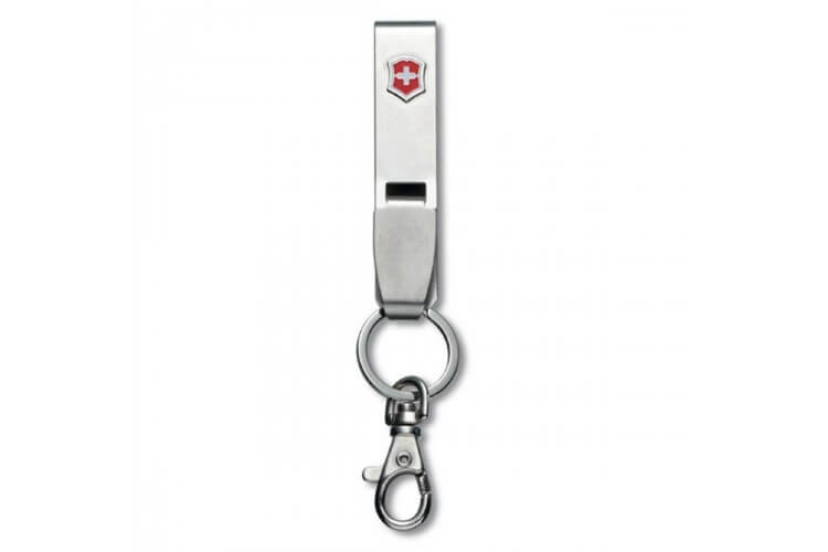 Passant de ceinture métallique Victorinox, avec mousqueton