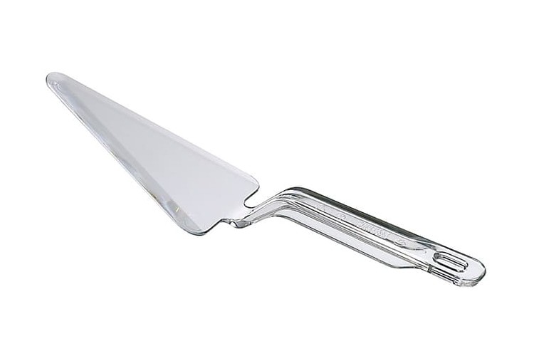 Pelle &agrave; tarte transparente en polycarbonate