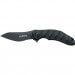 Couteau pliant Ansø FOX Fx.302 G manche noir 12cm G10 ondulé