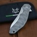 Couteau pliant Ansø FOX Fx.302 manche12cm titanium ondulé 