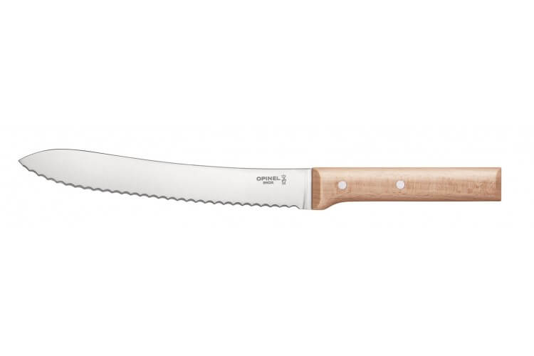 Couteau à pain Opinel Parallèle n°116 lame dentée 21cm manche hêtre