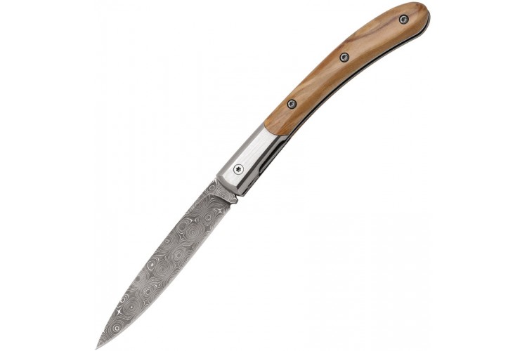 Couteau pliant FOX ELITE 271 120 couches DAMAS manche olivier 9cm