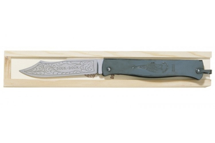 Couteau pliant Douk-Douk 815GM lame acier carbone manche m&eacute;tal 11cm