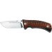 Couteau pliant de chasse FOX PRO Hunter - manche 12cm bois du désert 