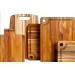 Planche à découper rectangulaire Teak Haus en Teck écologique avec rigole 40x30cm