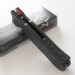 Couteau pliant FOX1446 Predator 2F manche 12cm forprène noir