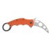 Couteau pliant FOX FX.499TK Military Training Karambit manche G10 orange 10 cm