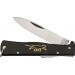 Couteau pliant OTTER Mercator lame acier inox manche métal noir 11cm