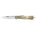 Couteau pliant OTTER Mercator lame acier inox manche métal noir 11cm