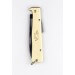 Couteau pliant OTTER Mercator lame acier inox manche métal noir 11cm