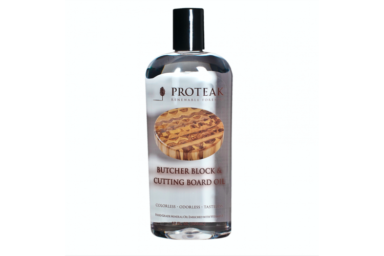 Huile min&eacute;rale Proteak pour l'entretien des planches &agrave; d&eacute;couper - 35 cl