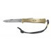 Couteau pliant OTTER Mercator acier inox manche laiton gravé 11cm