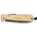 Couteau pliant OTTER Mercator acier inox manche laiton gravé 11cm