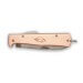 Couteau pliant OTTER Mercator acier inox manche cuivre gravé 11cm