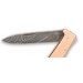 Couteau pliant OTTER Mercator acier inox manche cuivre gravé 11cm