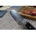Couteau santoku japonais Satake Helios 17cm damas 69 couches