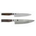 Coffret 2 couteaux de cuisine damassés Shun Premier Tim Mälzer Universel + Chef