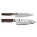 Coffret 2 couteaux de cuisine damassés Shun Premier Tim Mälzer Universel + Santoku