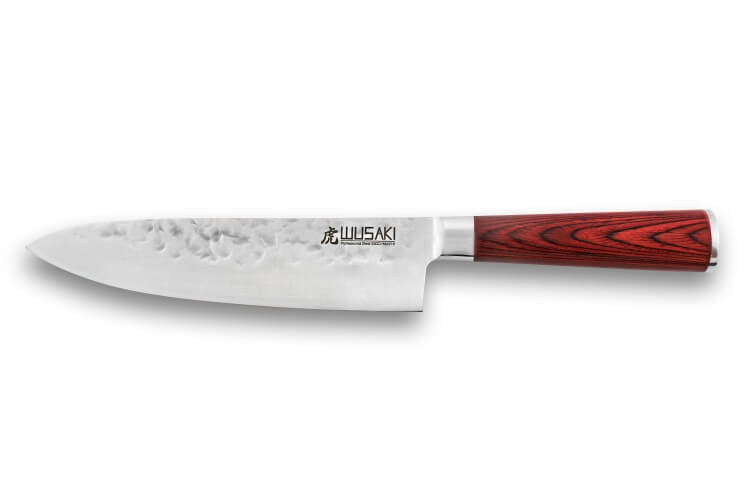 Couteau de chef Wusaki Pakka X50 20cm manche pakkawood