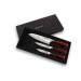 Coffret 3 couteaux Wusaki Pakka X50 pakkawood Santoku + Universel + Office