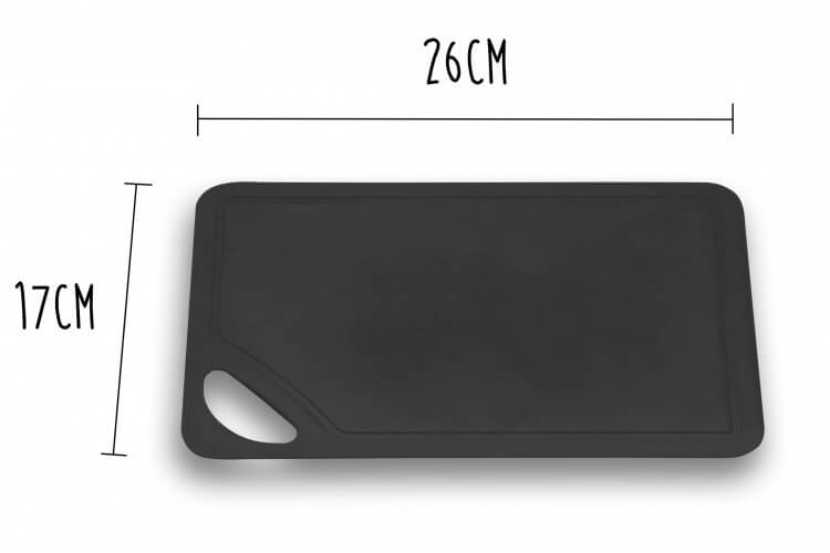 Planche à découper souple Wusthof noire 26x17cm