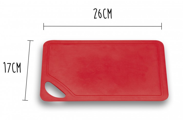 Planche &agrave; d&eacute;couper souple Wusthof rouge 26x17cm